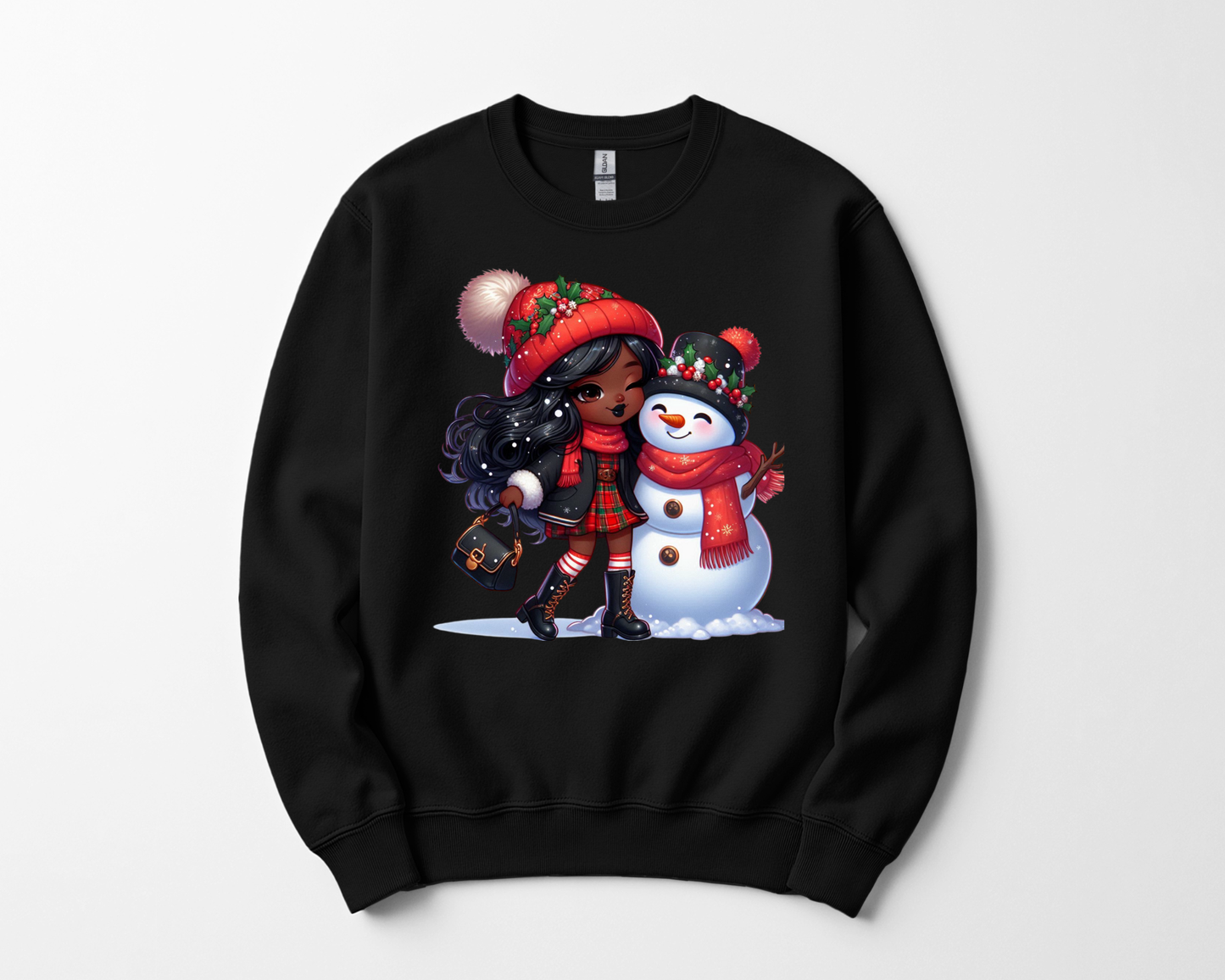 Girl & Snowman