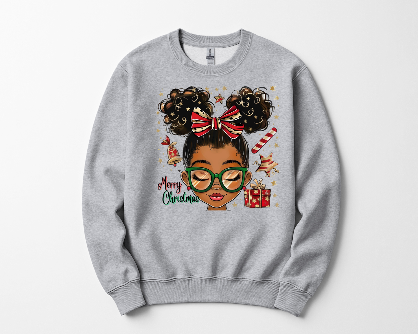 Merry Christmas 2 Buns Girl