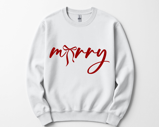 Merry Bow Sweatshirt