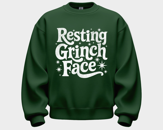 Resting Grinch Face Sweatshirt