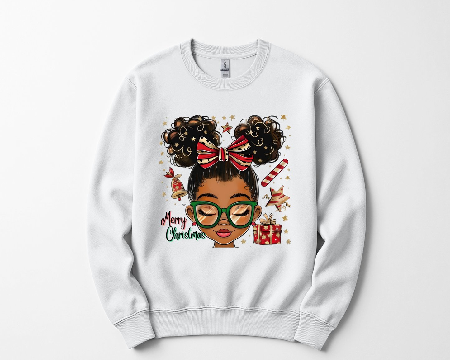 Merry Christmas 2 Buns Girl