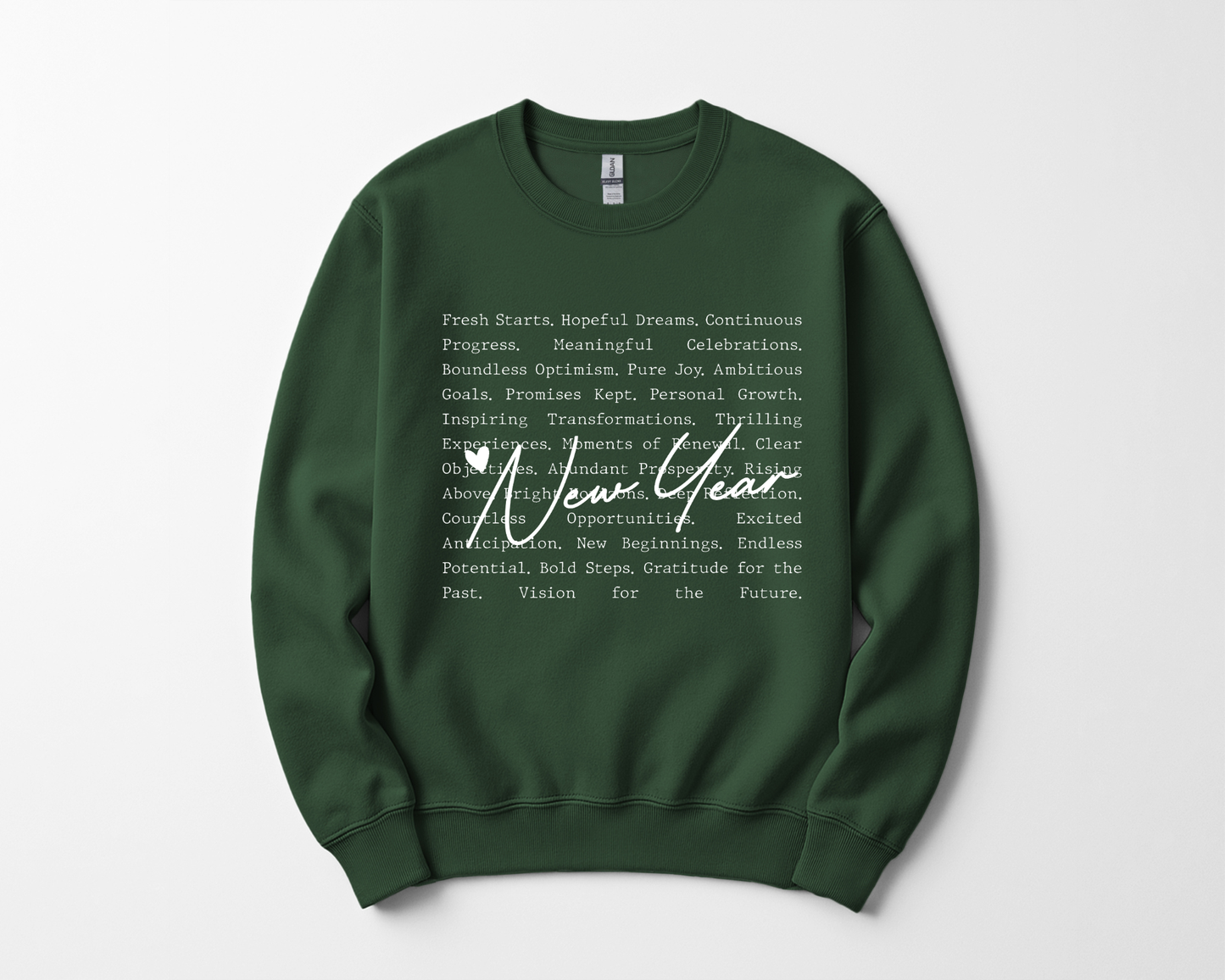 New Year Words Sweatshirt
